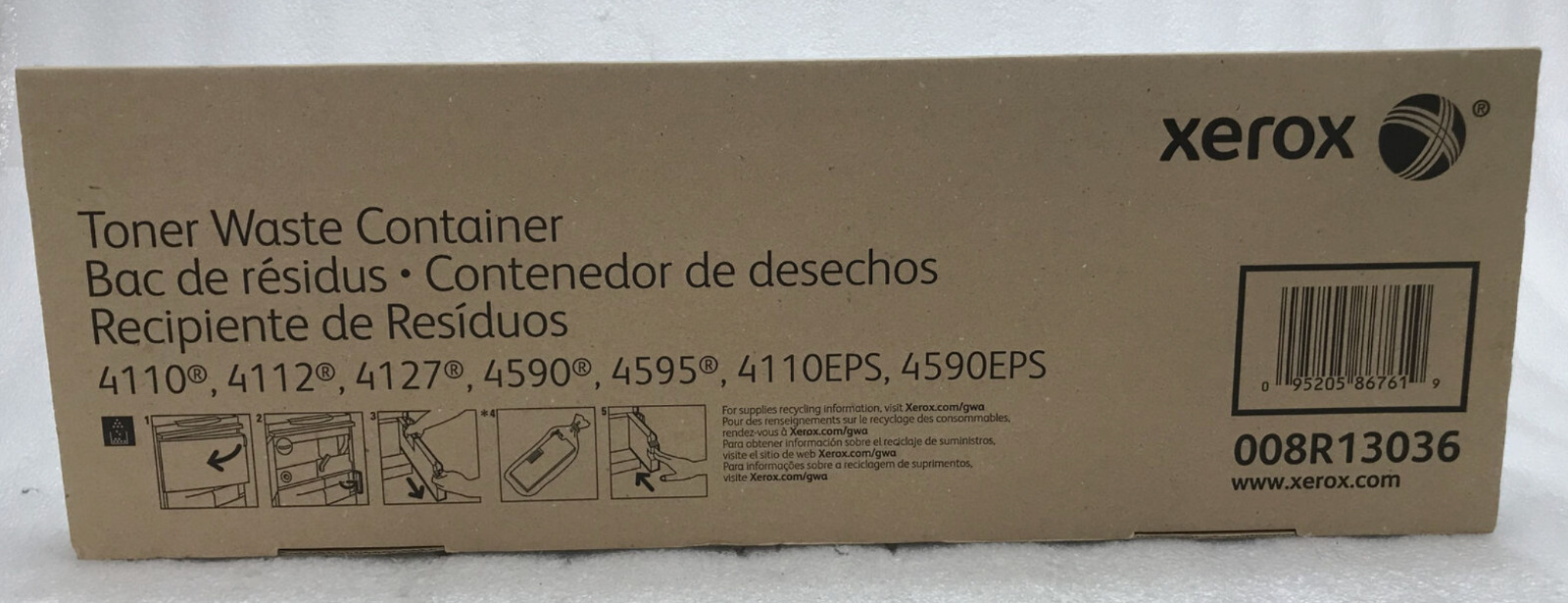 Xerox 008R13036 Waste Toner Container Brand New