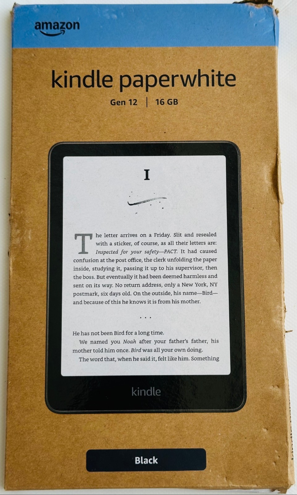 Amazon Kindle Paperwhite 12th Gen 16GB Black 7" Wi-Fi - New