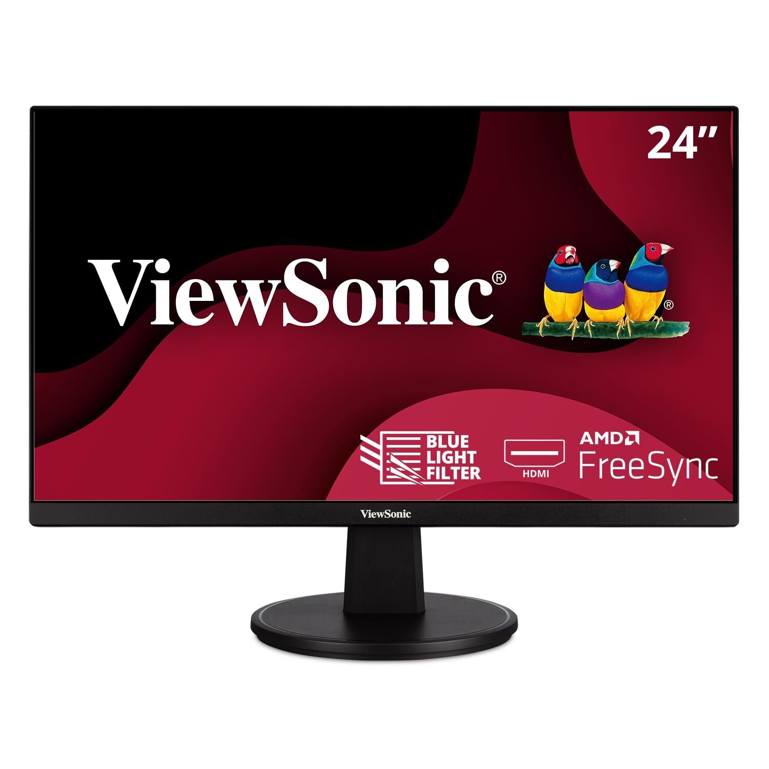 ViewSonic VA2447-MH 24 Inch Full HD 1080p Monitor used Grade A