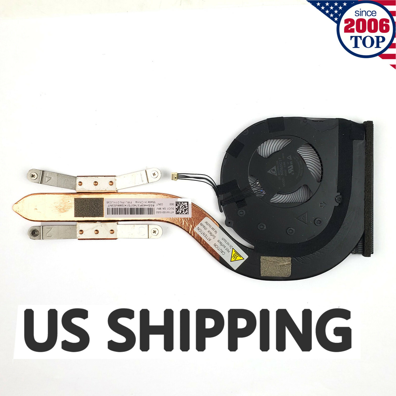 New CPU Fan Heatsink for Thinkpad X1 Carbon Gen 7 (2019) X1 Gen8 (2020) 01YU036