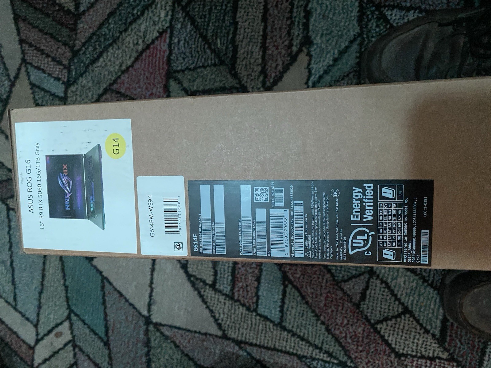 Lenovo Legion 5i Laptop 15.1" WQXGA OLED, I7, 16GB RAM, 1TB SSD, NVIDIA RTX 5060