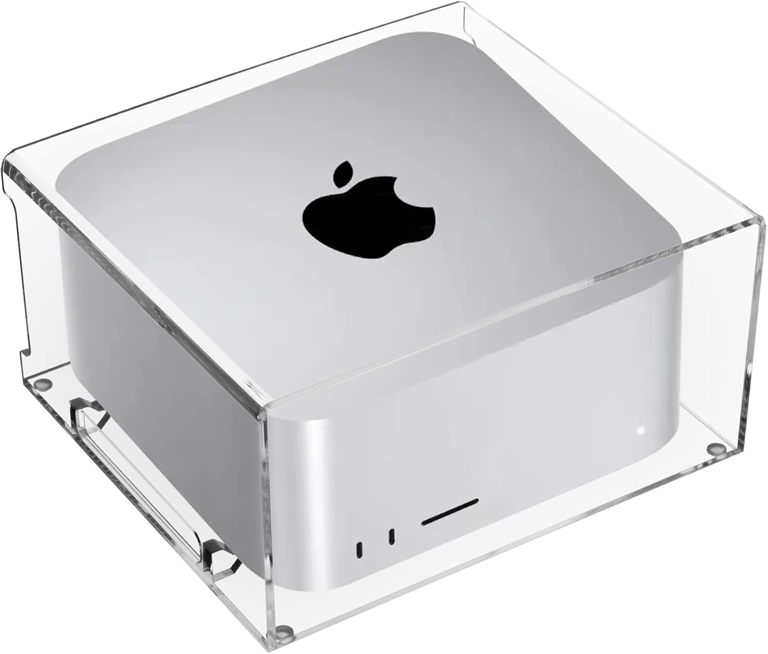 Acrylic Stand for Mac Studio M1-M4, Mac Mini M1 M2 2010-2023 | Clear Desktop