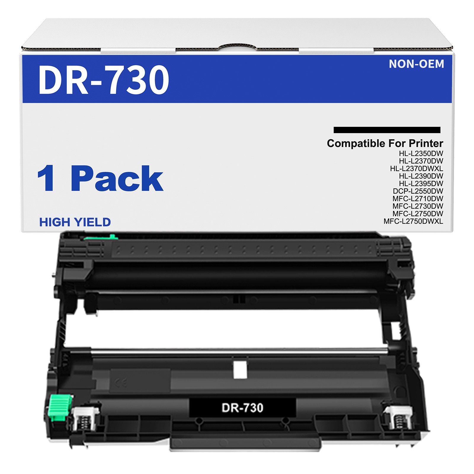 DR730 Drum Compatible with Brother HL-L2395DW DCP-L2550DW L2717DW L2730DW LOT