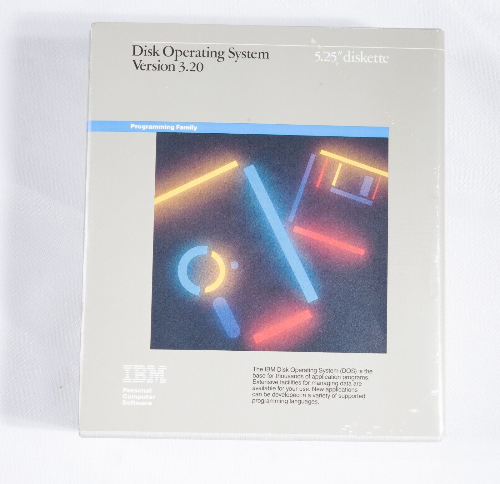Vintage IBM DOS DIsk Operating System Version 3.20 5.25