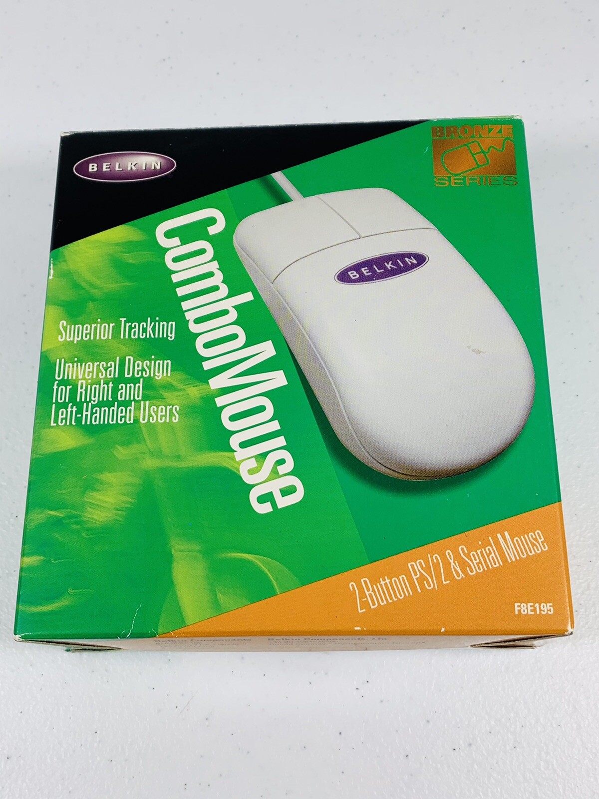 🔥Vintage 1999 • Belkin 2 Button Wired Combo Mouse • PS 2
