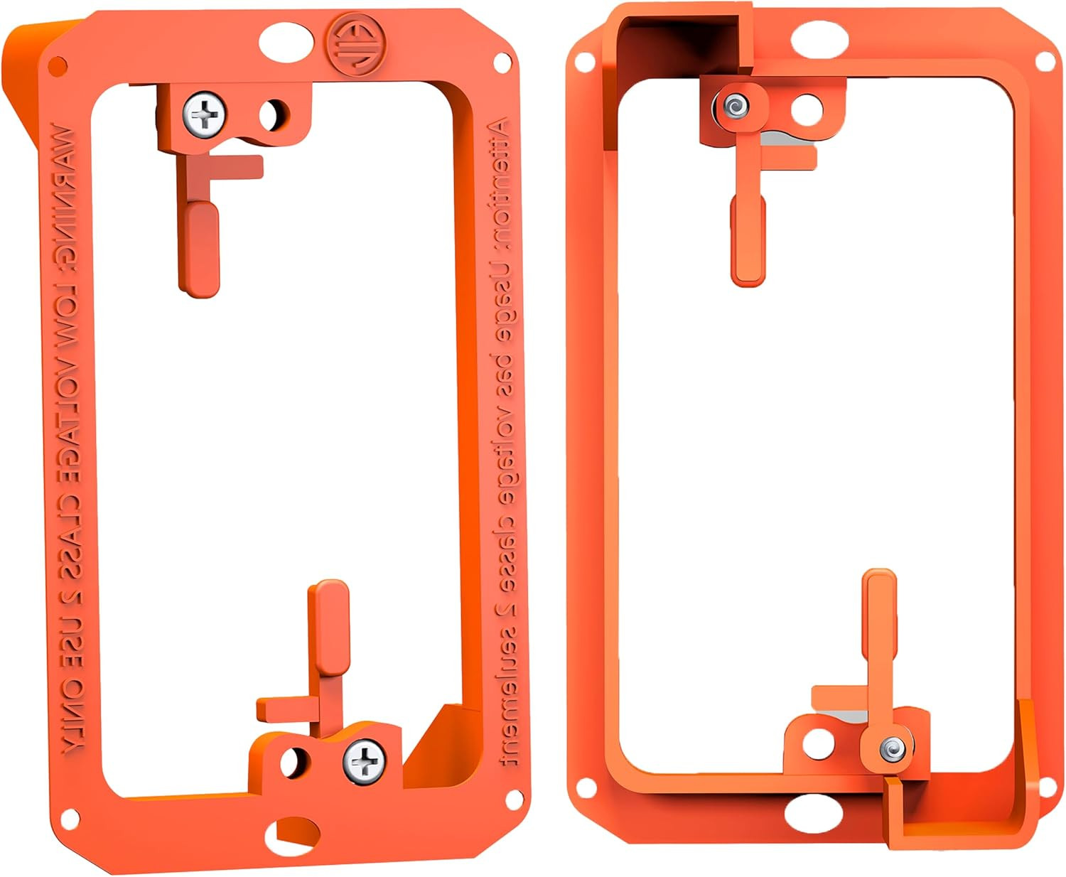 Bestmounts Low Voltage Mounting Bracket 1 Gang, 2 Pack for Single Gang Wall Plat