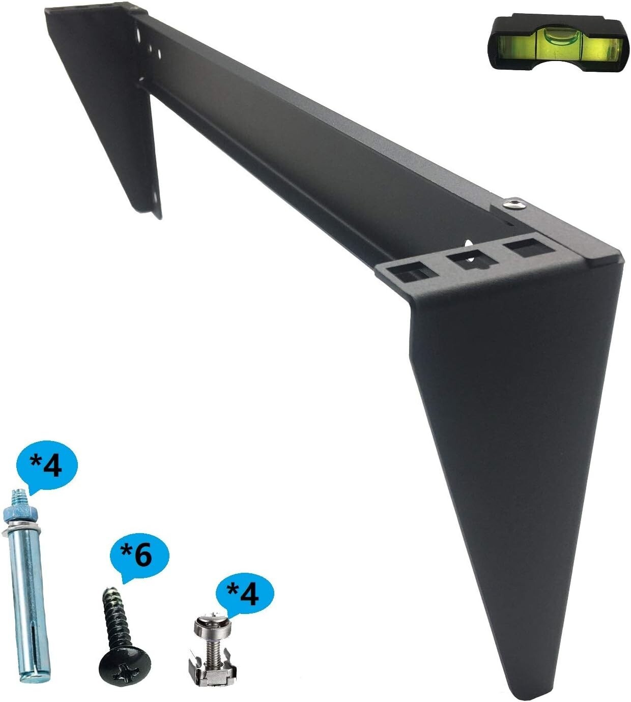 JINGCHENGMEI 19 Inch 1U Heavy Duty Vertical Wall Mountable Rack (MFT-HVWRF1U)