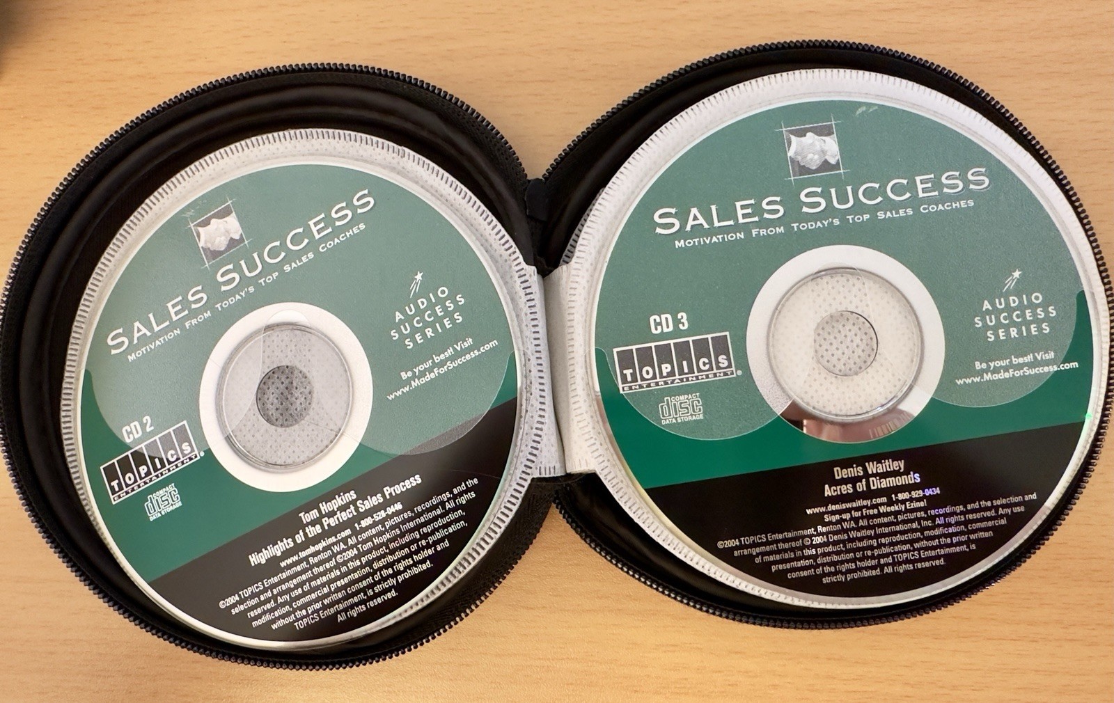 Sales Success 14 CD Set Zig Ziglar Tom Hopkins with Bonus DVD