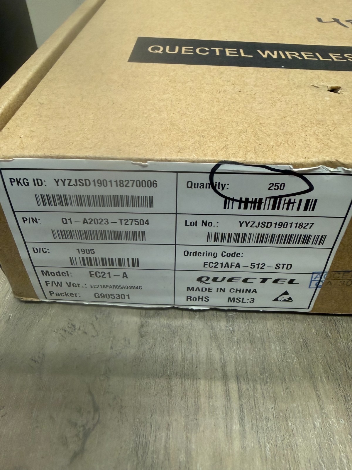 Quectel EC21-A LTE Module Reel 250 pcs BRAND NEW sealed