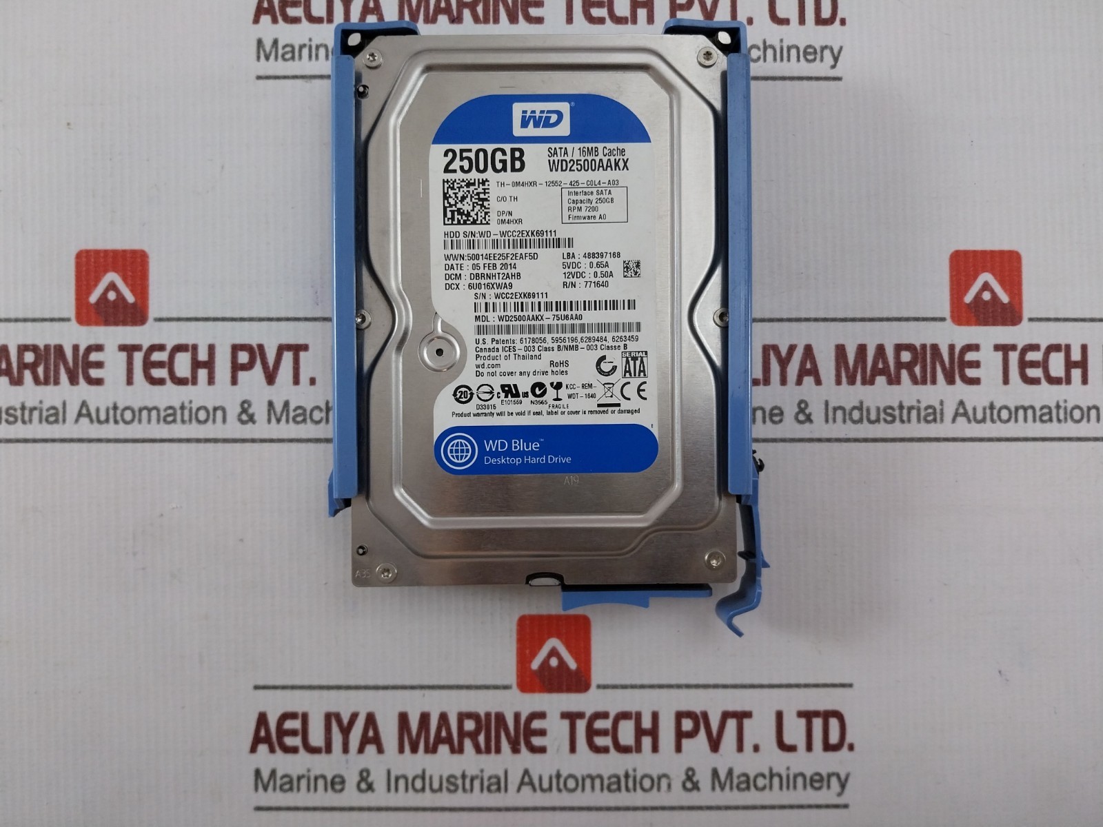 WESTERN DIGITAL WD2500AAKX-75U6AA0 Internal Hard Disk Drive 250GB 7200RPM