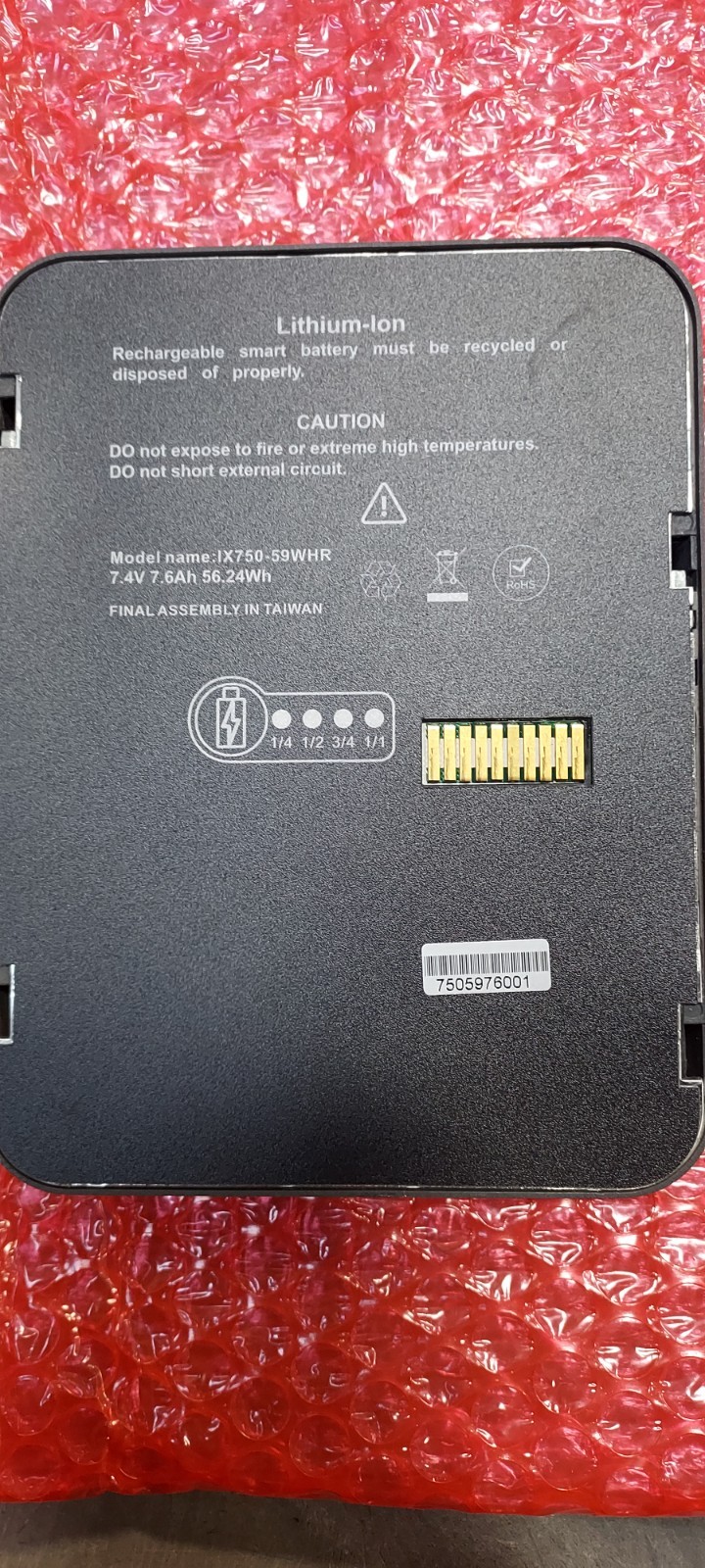 General Dynamics Battery for MR-1 Rugged Laptop (Itronix IX750)