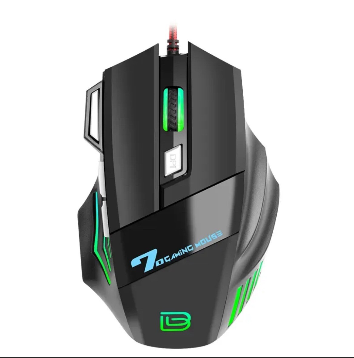 Bajeal Brand G5 Wired Gaming Mouse E-sport Chicken 7D Luminous RGB USB 3200 dpi