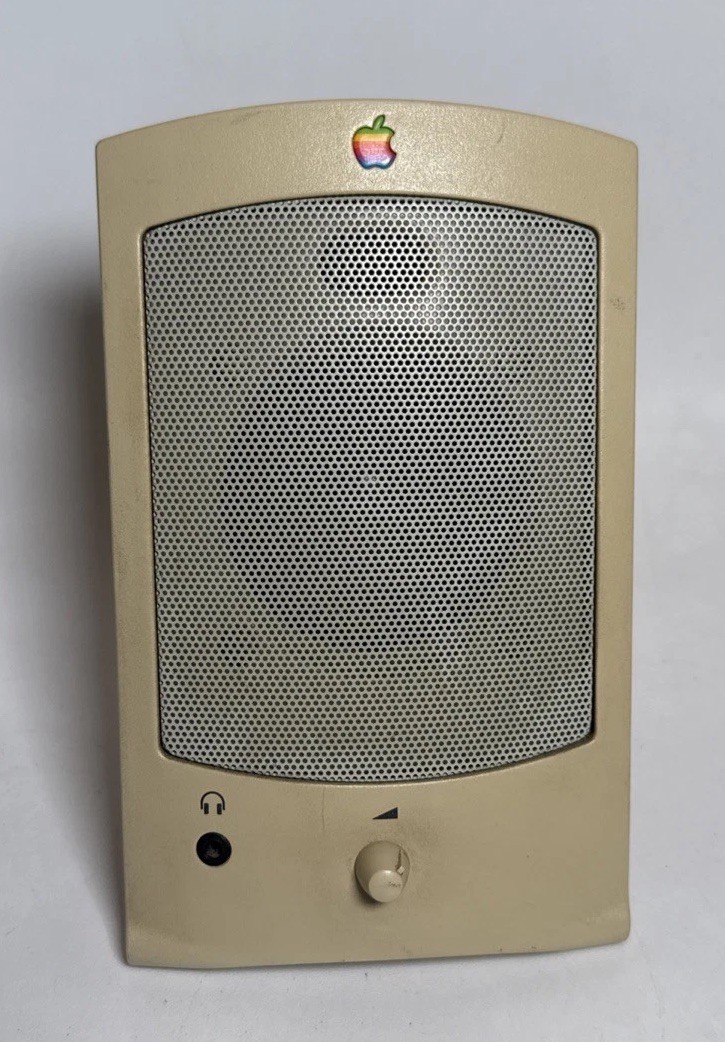 AppleDesign Apple Powered Computer Speakers M6082 UNTESTED