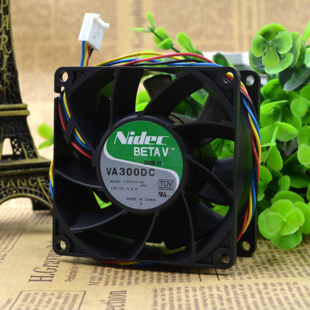 Nidec BETAV VA300DC V35072-35 12V 0.9A 8cm 8038 Chassis Cooling Industrial Fan
