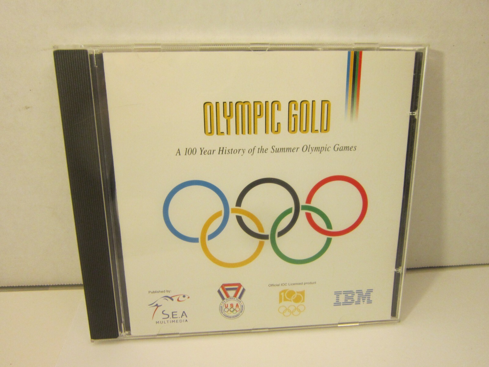 Olympic Gold PC CD research learn 100 years history of summer games #G14