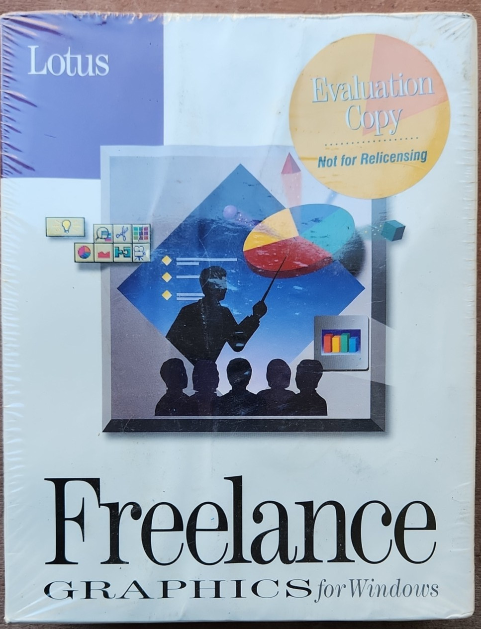 LOTUS FREELANCE GRAPHICS Software Release 2.0 For Windows,NEW SEALED.