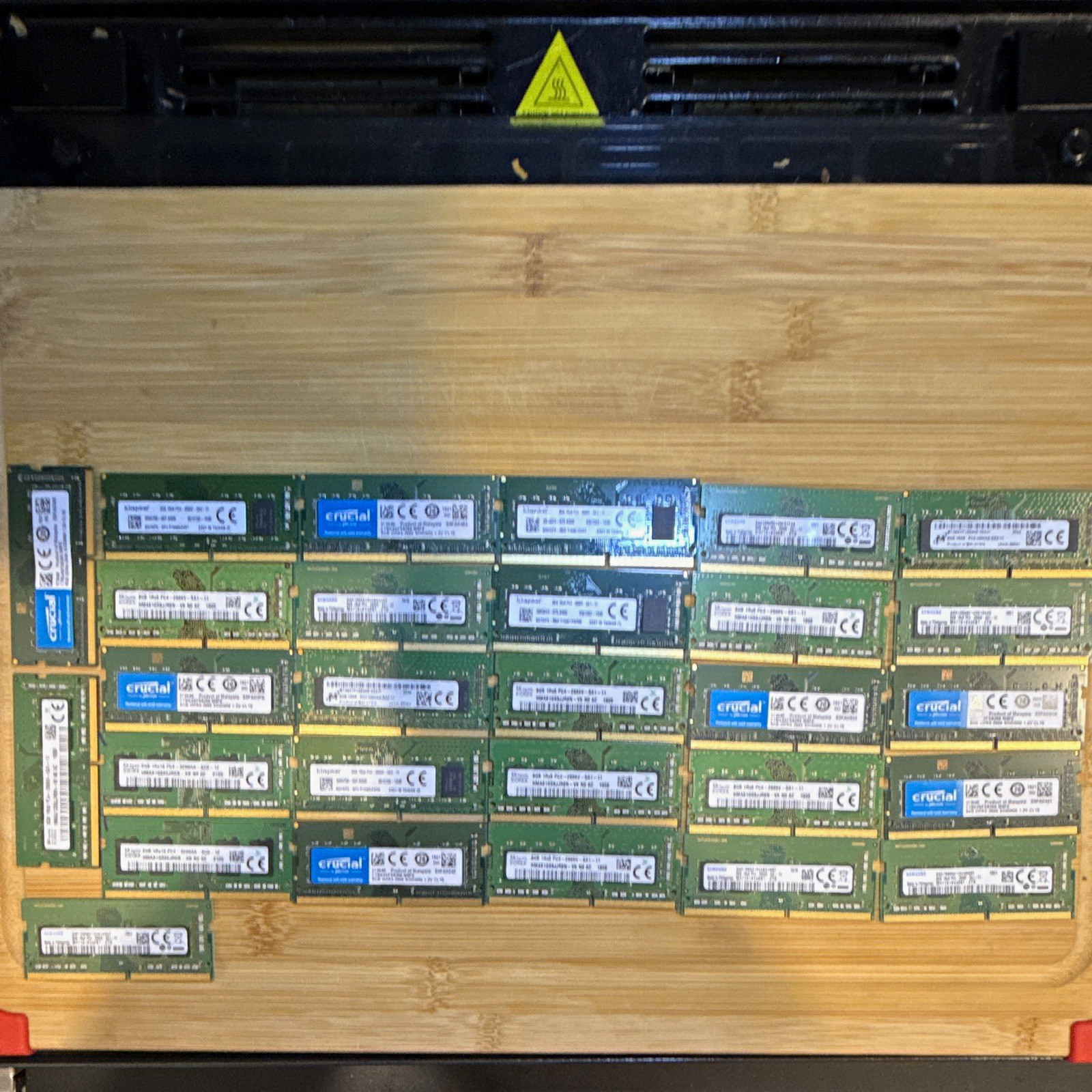 Assorted lot of (28) 8GB DDR4-2400 PC4