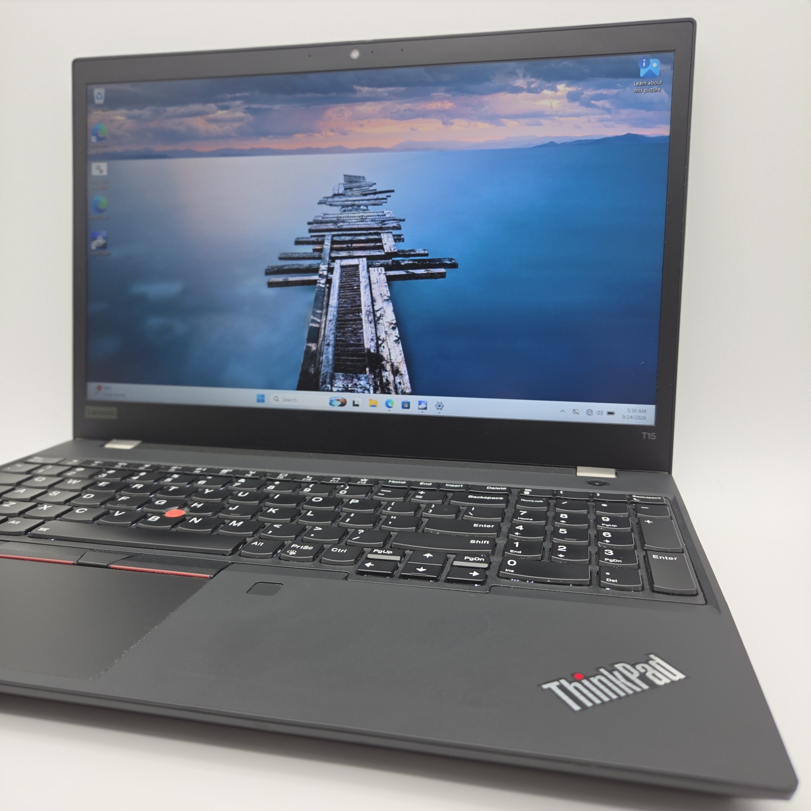 Lenovo ThinkPad T15 Gen 1—15.6", i7-10510U Quad Core, 16GB RAM, 256GB NVMe, W11P