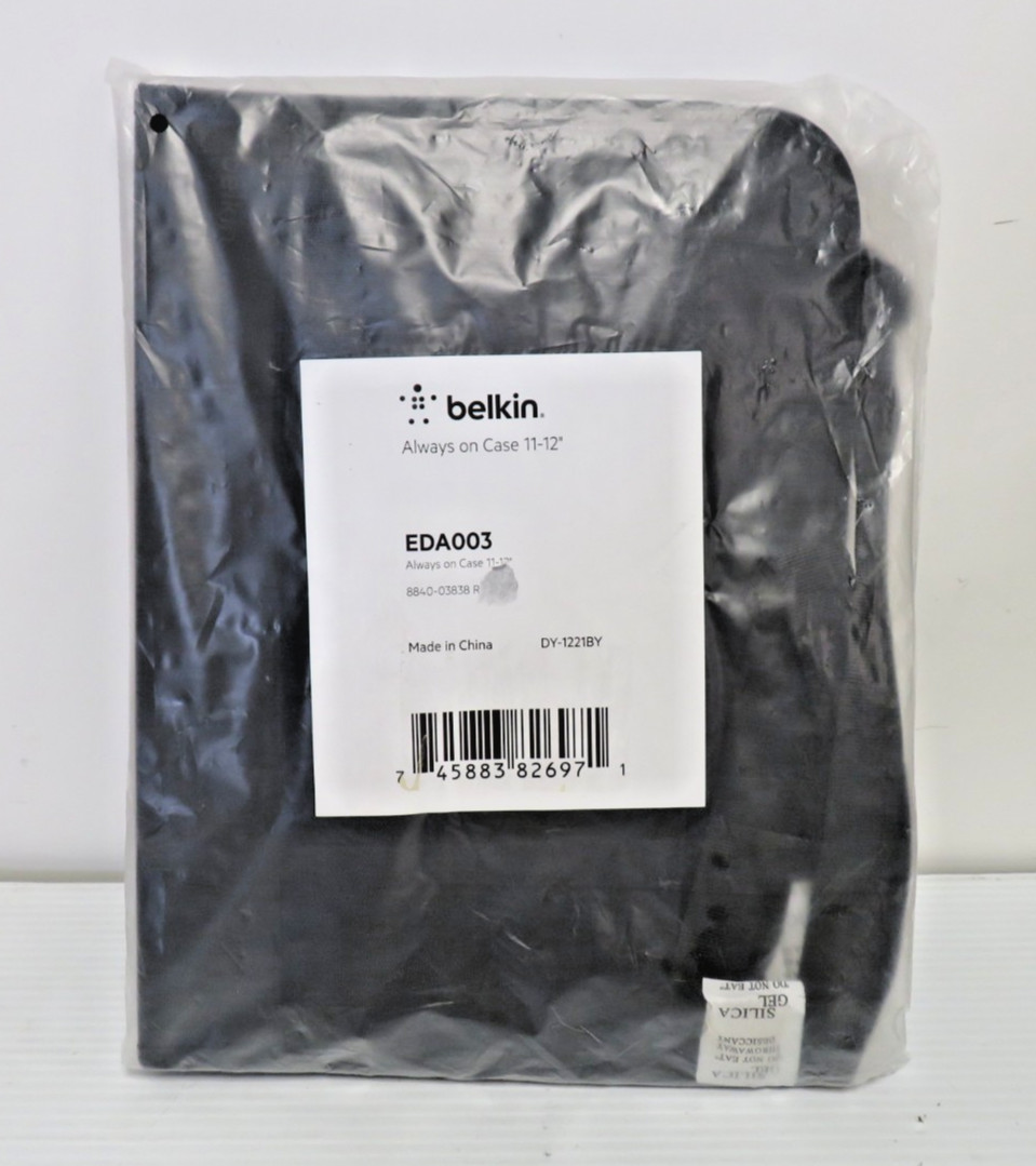 NEW Belkin Always on Case 11-12" Black EDA003