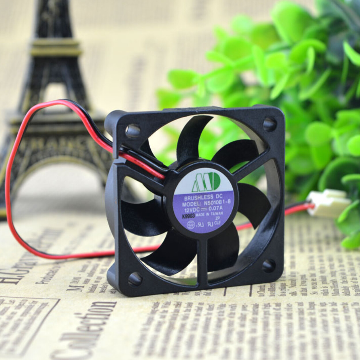 SUNON N5010B1-8 5CM 5010 12V 0.07A 2-wire small industrial cooling fan