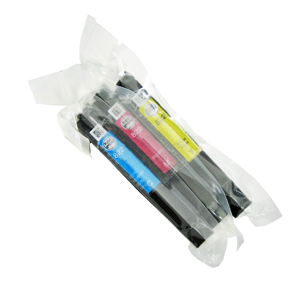 3pk Genuine Epson 822 Color WF-3820, WF-4820, WF-4830, and WF-4834