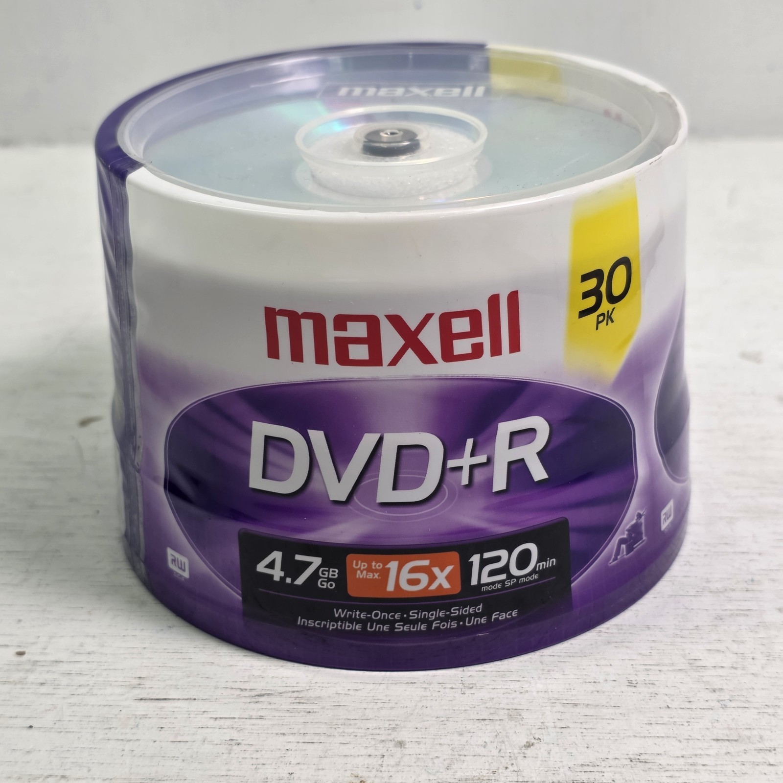Maxell DVD+R 30 Pack 4.7 GB Up To 16x 120 Minutes DVD Plus R New Sealed