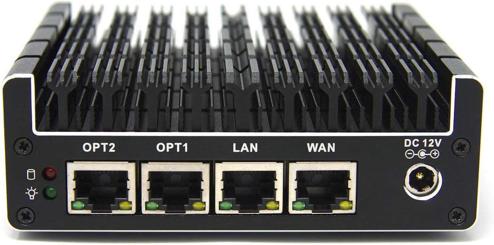 Firewall Micro Appliance Mini PC 8GB RAM 120GB SSD Intel Quad Core AES-NI 4 Port