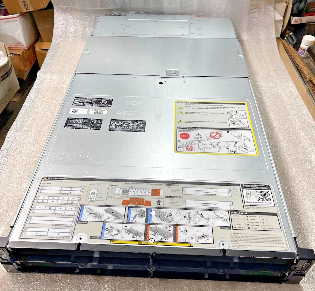 Dell PowerEdge FX2S 4 Slot Blade Chassis With Management Module Used
