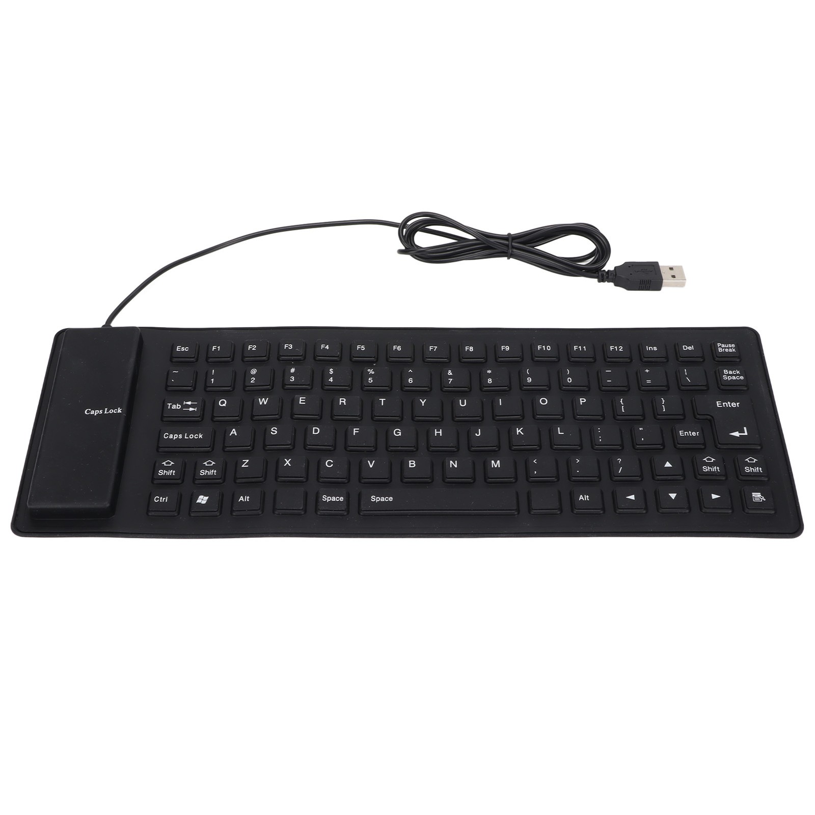Silicone Keyboard Fully Sealed Design Lightweight Portable Silent Soft Comfortab