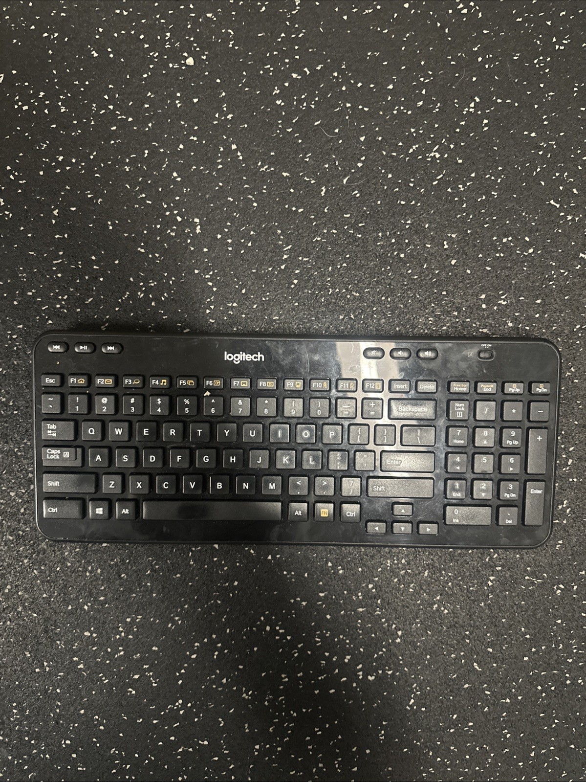 Logitech K360 Compact Wireless Keyboard - Black (Model Y-R0017)