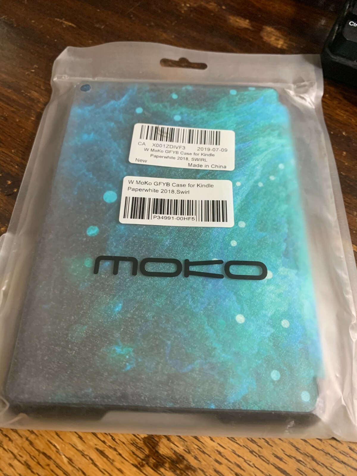 New Moko GFYB Case For Kindle Paperwhite 2018, Swirl Design