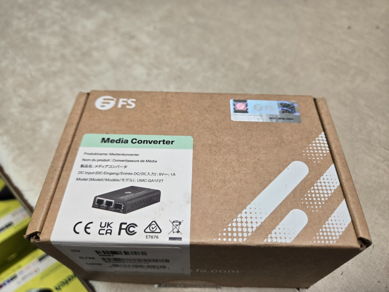 FS Media Converter UMC-GA1F2T Factory sealed