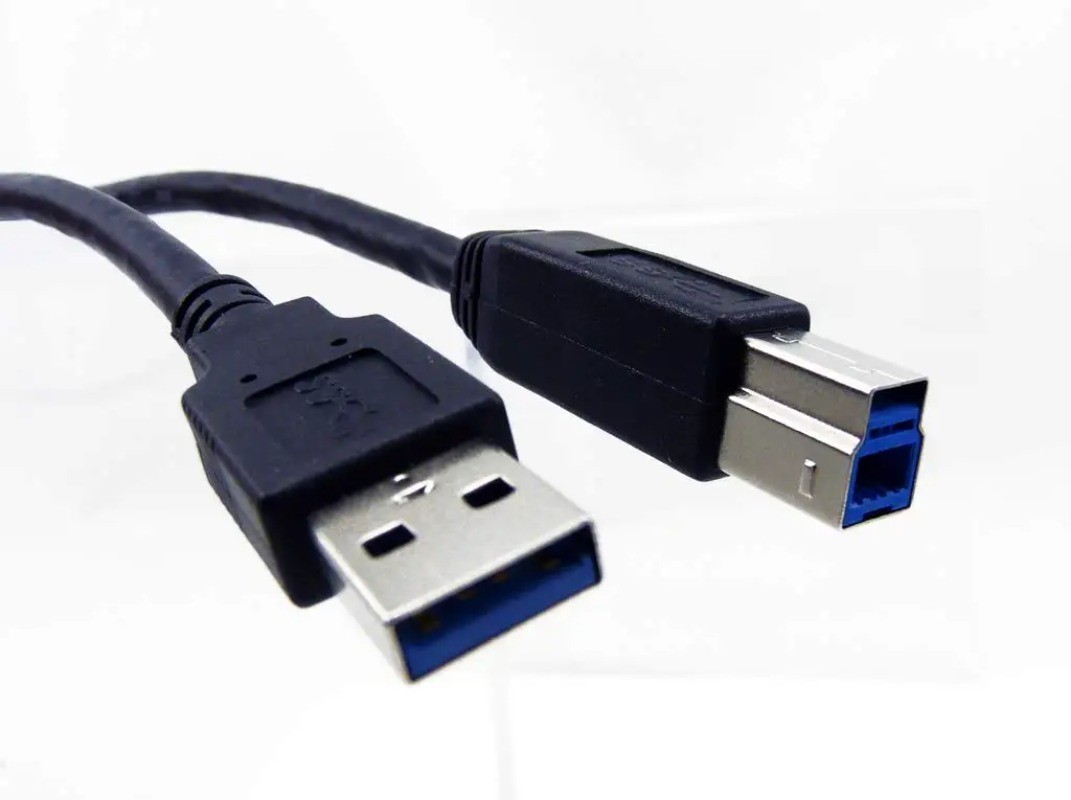 [2pcs] USB 3.0 Type A Male to Type B Male Cable SuperSpeed Data Cable