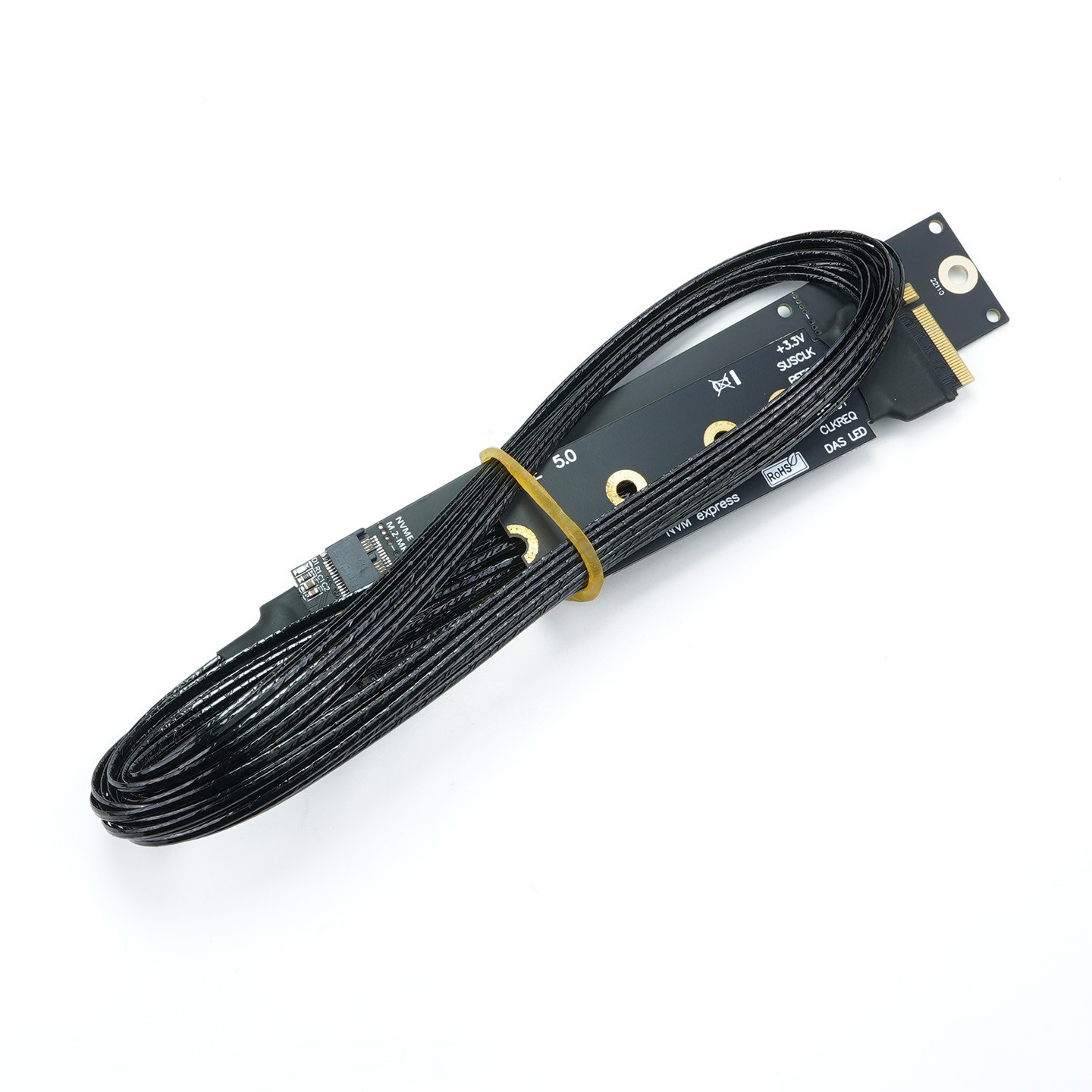 PCIE 5.0 X4 GEN5 SSD Adapter Cable M.2-Mkey 128GBPS for M.2 2280 22110 NVME SSD