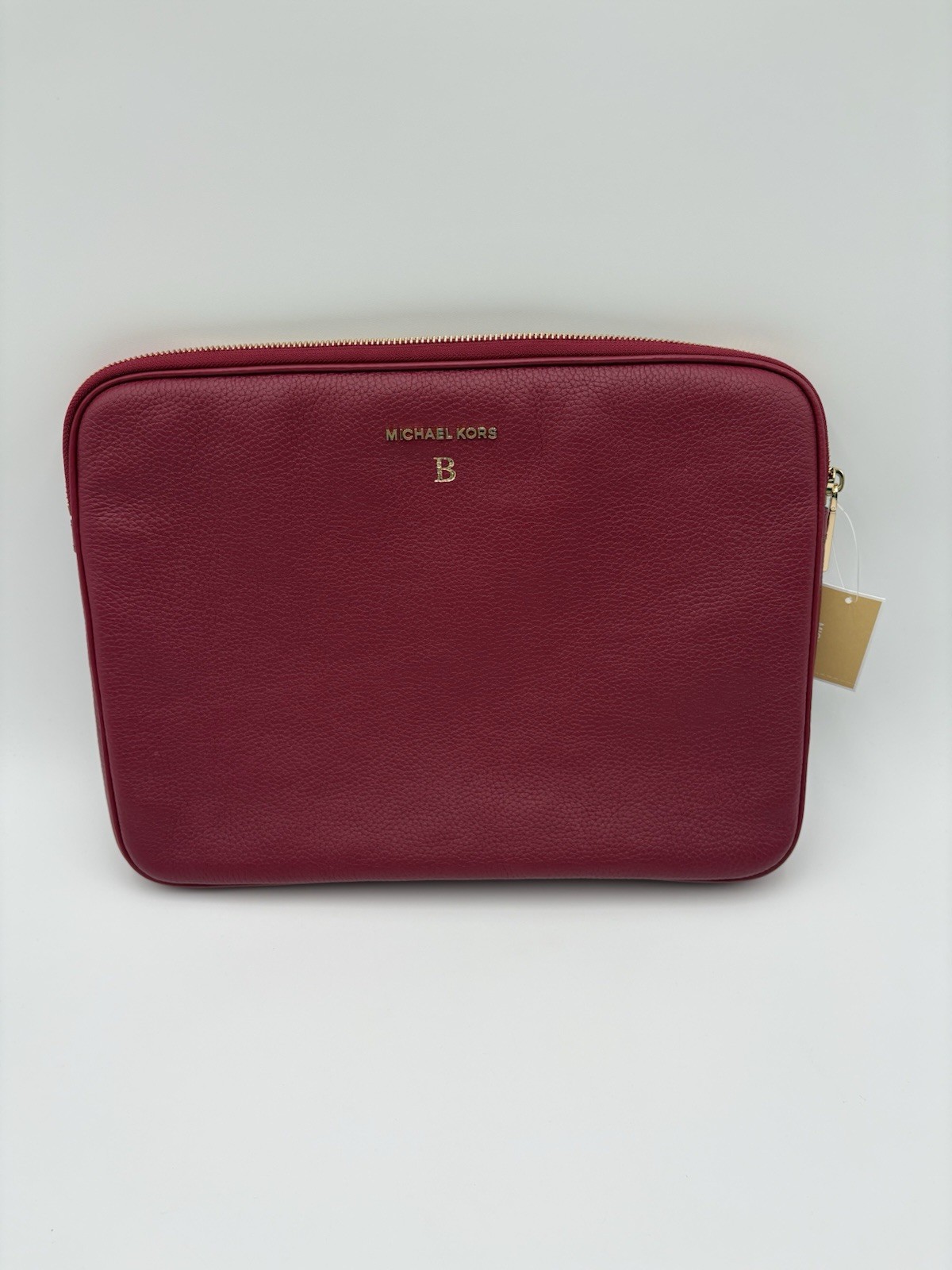 Michael Kors Jet Set Travel Lg Laptop Case Berry New With Tags 32H9GJ6T7L