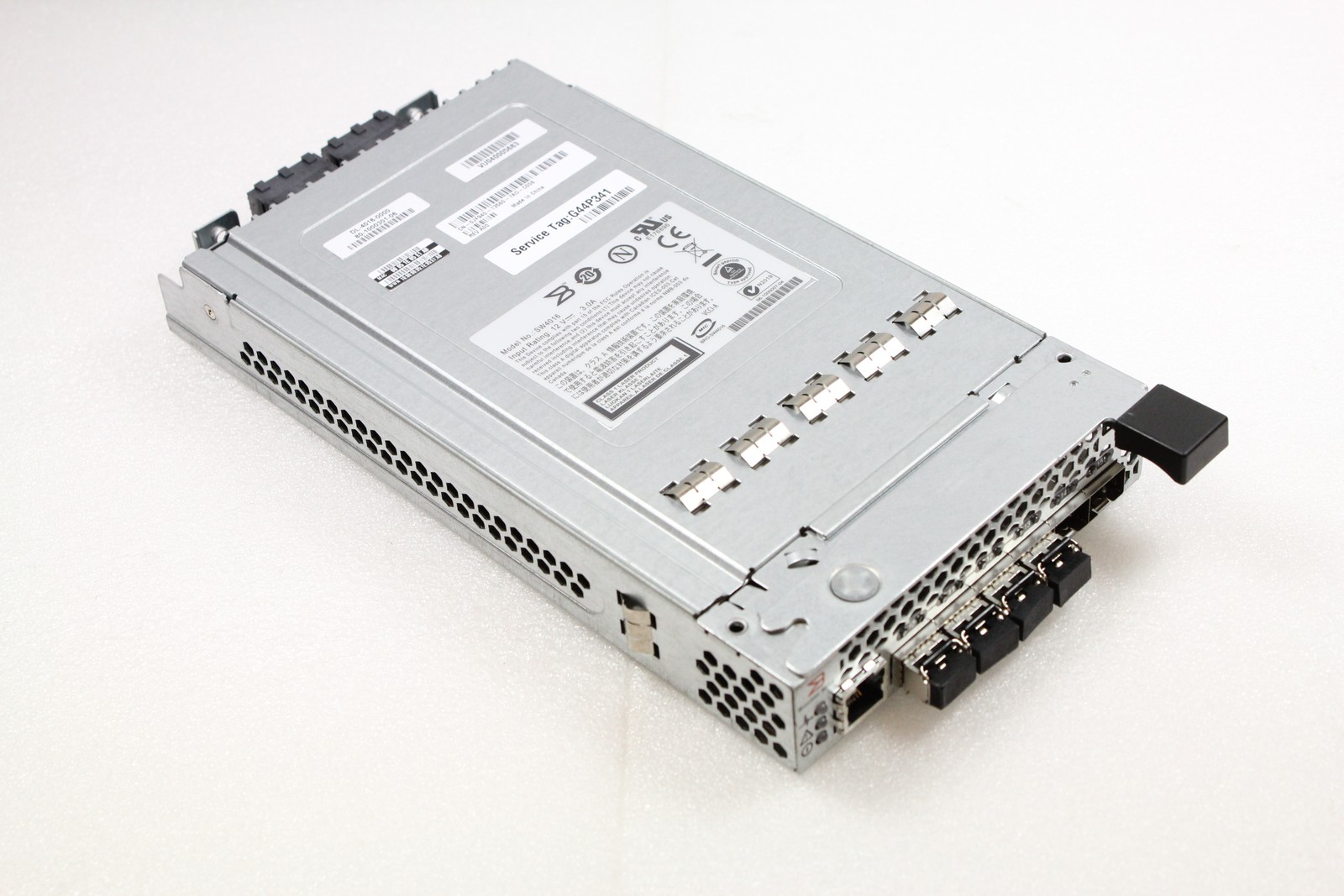 Dell PowerEdge 1955 Brocade SW4016 SilkWorm 4016 4Gbps FC4 Switch Module JF940