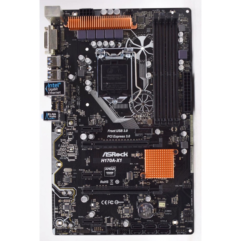 For ASRock H170A-X1 Motherboard LGA1151 DDR4 ATX Tested OK