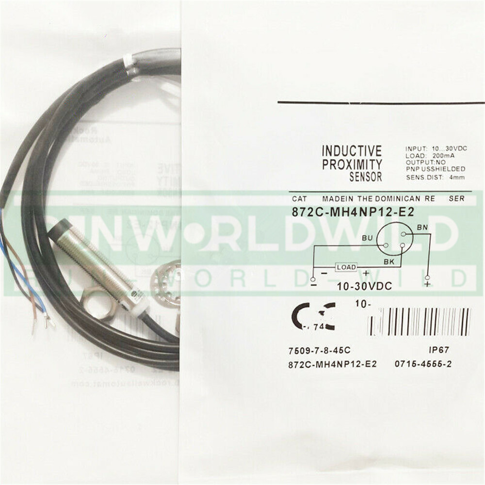 QTY:1 NEW FOR Proximity Switches 872C-MH4NP12-E2 10-30VDC 4MM