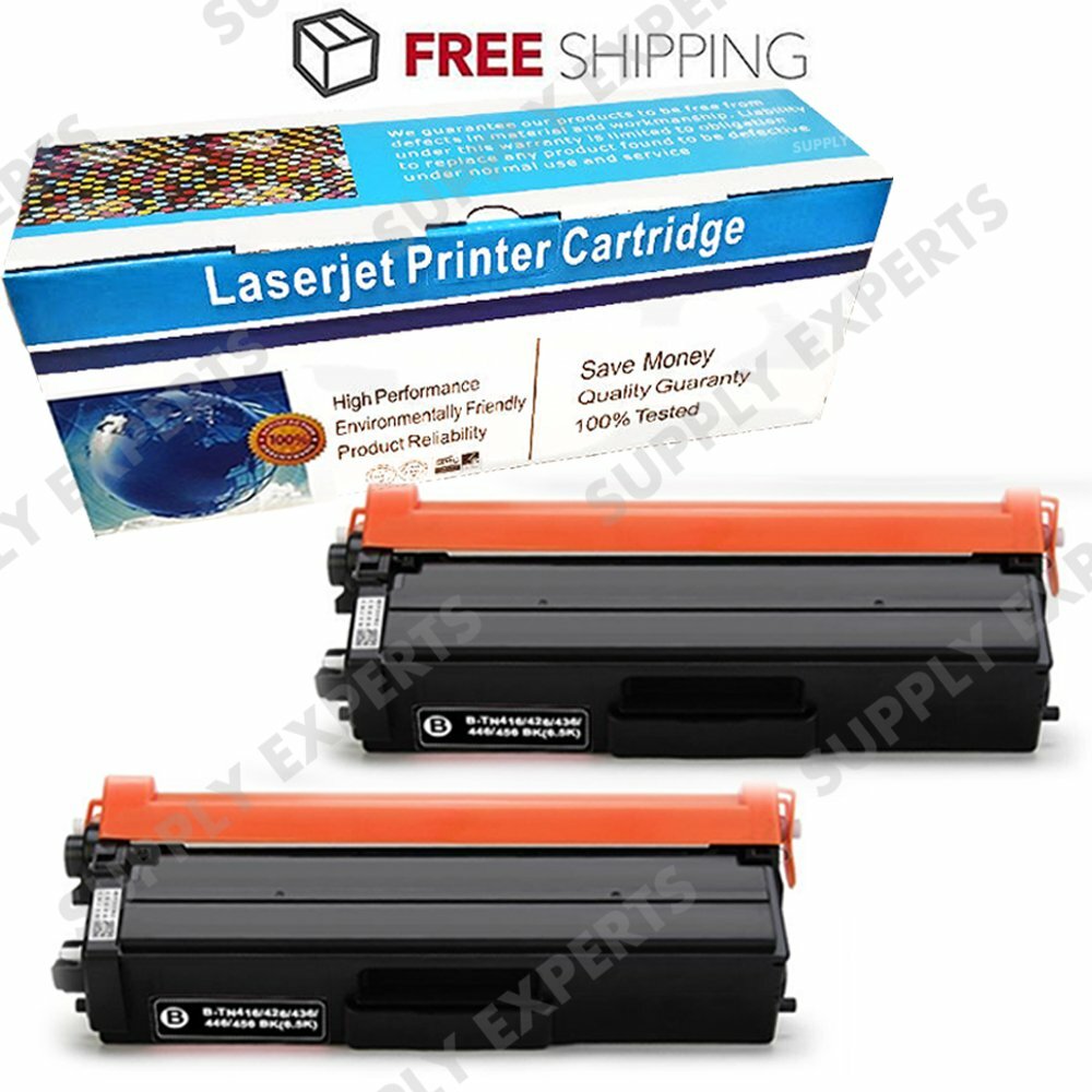 2PK TN436 TN433 Black Toner Cartridge for Brother HL-L8360CDWT