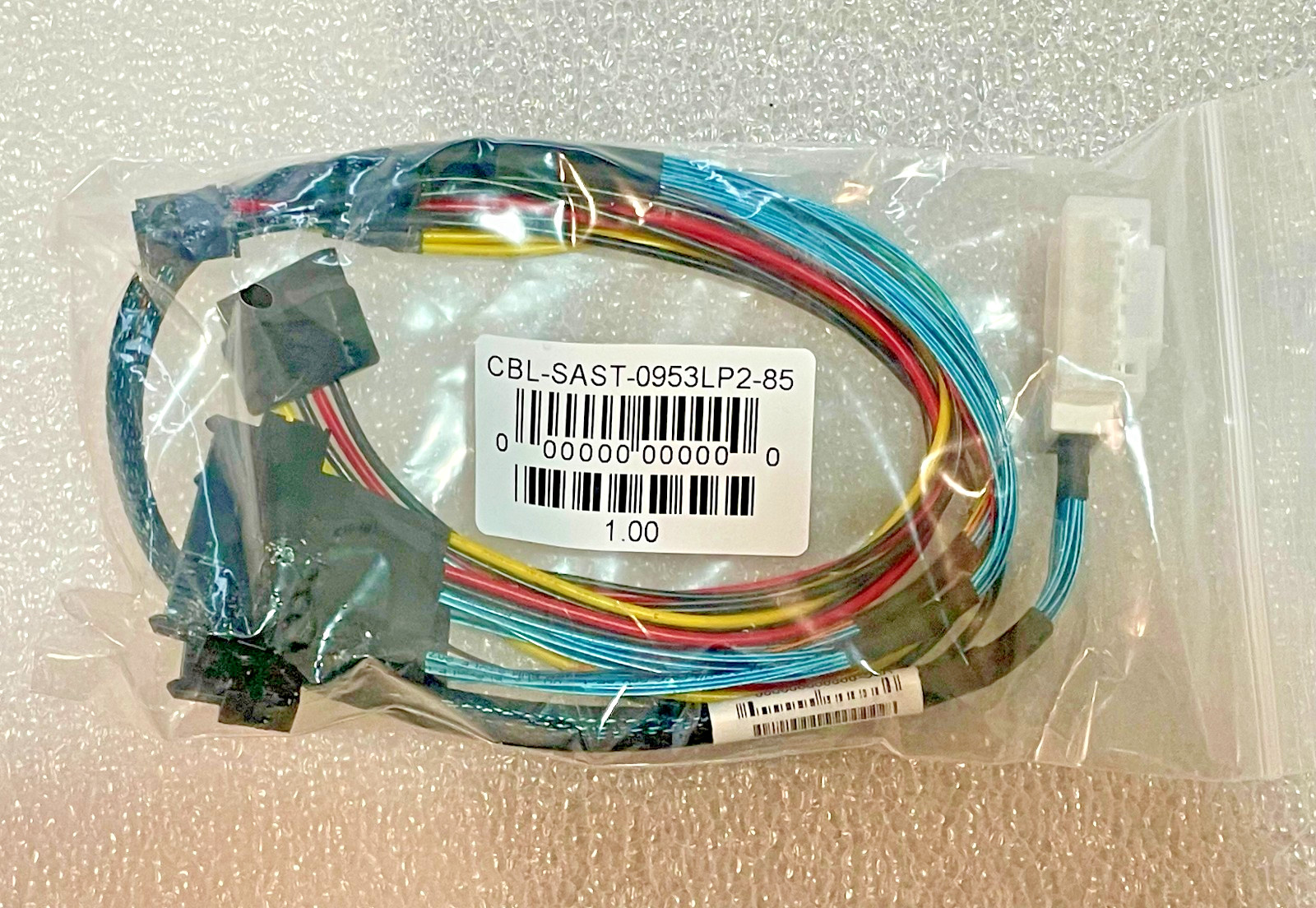 SuperMicro CBL-SAST-0953LP2-85 SlimsasLP x8 to 2x SFF-8639 w Pwr,(47+22)x2+4CM