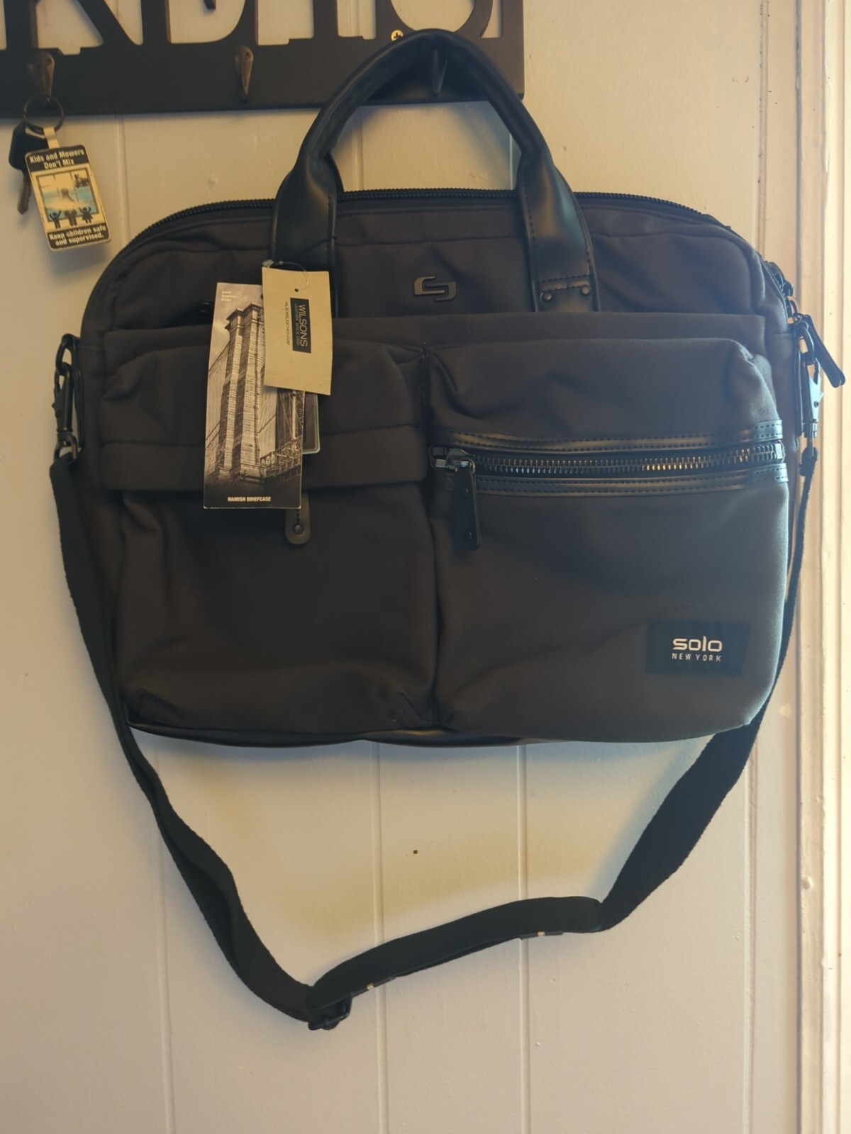 NWT Solo New York Hamish Briefcase Laptop Bag Tablet Bag 