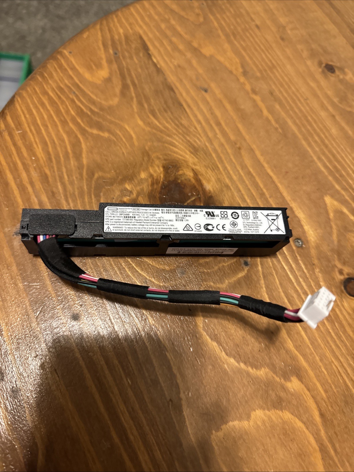 HPE 727260-003 DL ML SL Gen9 96W Smart Storage Cache Battery