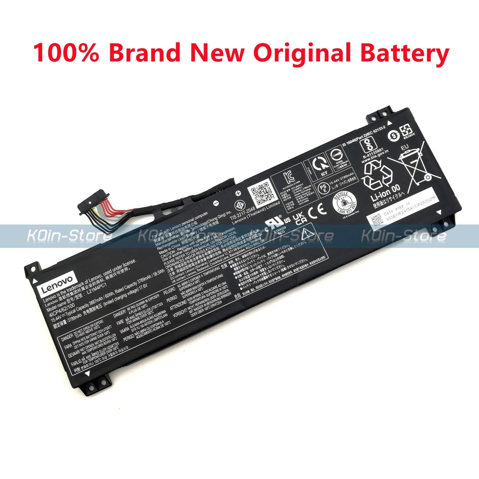New Genuine L21L4PC0 L21M4PC1 L21M4PC0 Battery for Lenovo Legion Legion 5 15IAH7