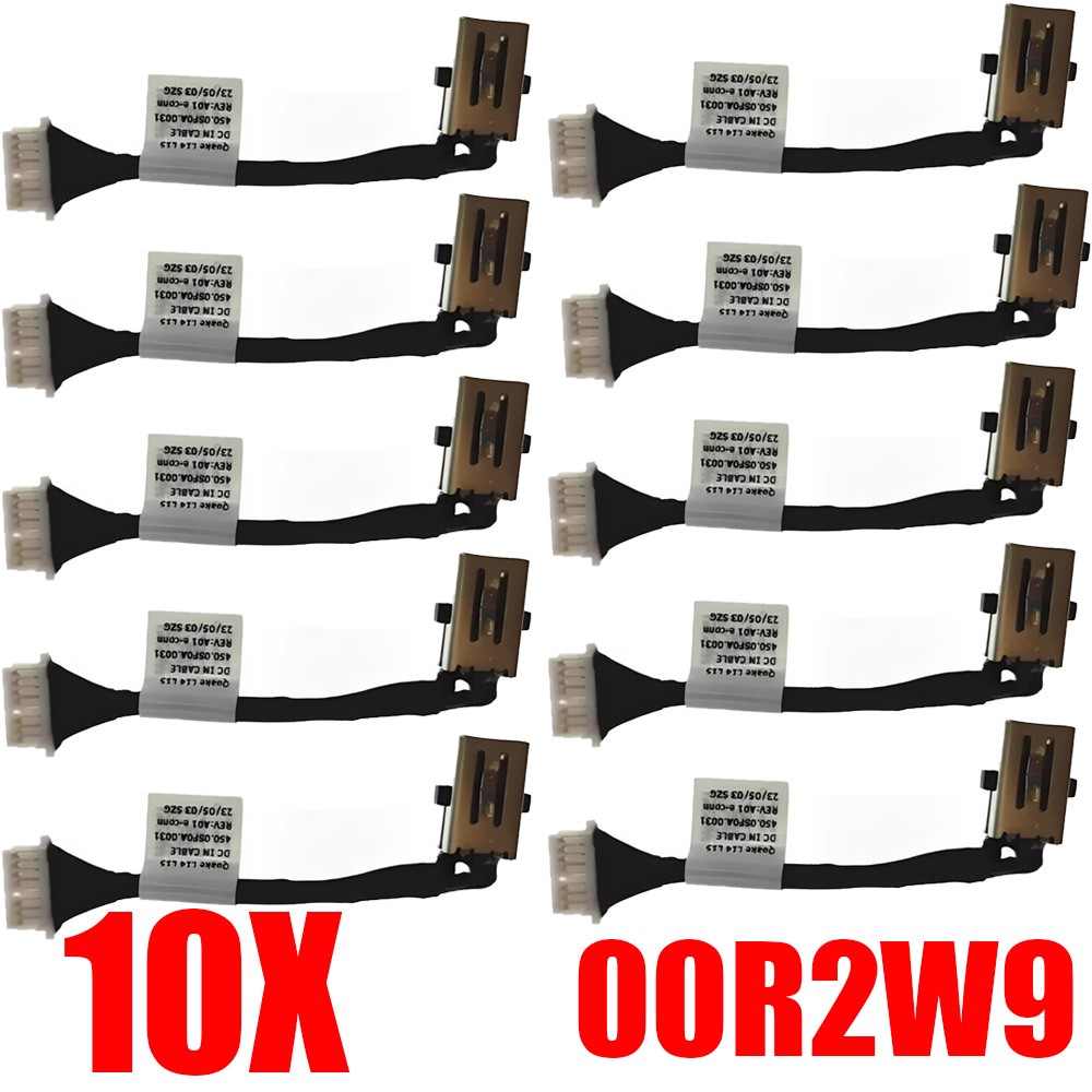 10 X DC Power Jack Cable For DELL Latitude 3440 3540 00R2W9 450.0SF0A.0031