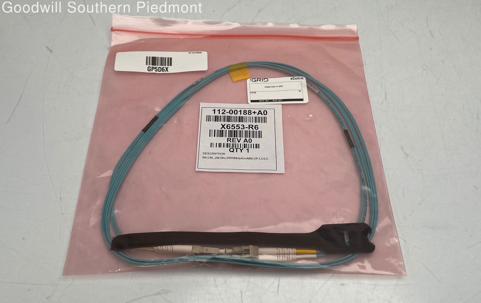 NetApp X6553-R6 NetApp 2M LC-LC Optical Cable - New (#GP5D6X)