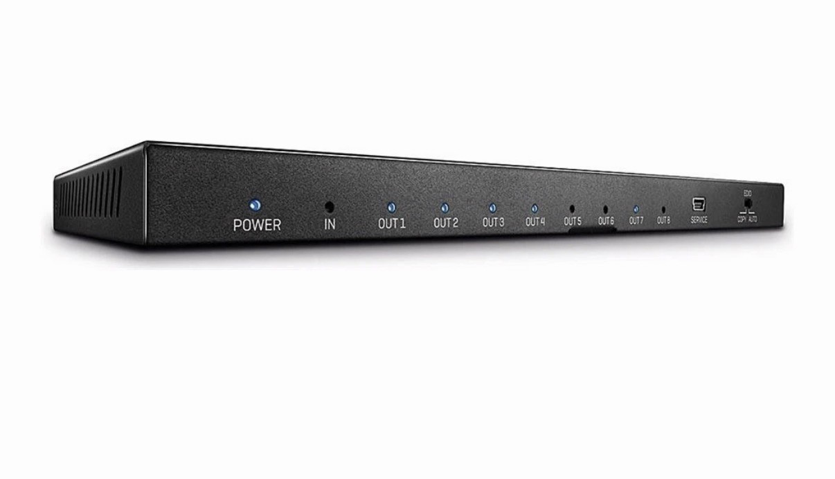 Lindy 8 Port HDMI 2.0 18G Splitter Video/audio splitter 8 x HDMI 38237