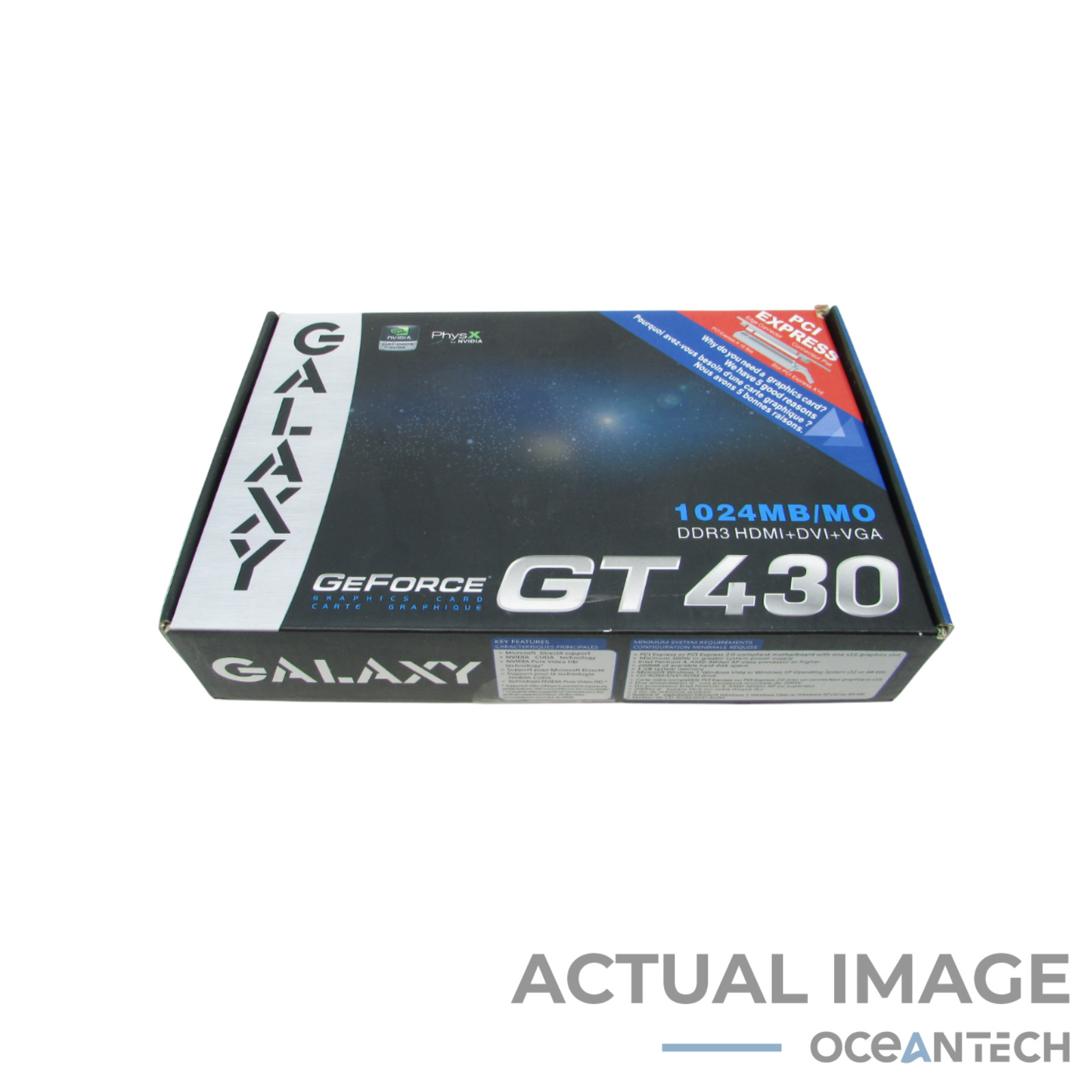 NEW Sealed PNY Geforce GT 430 1GB GDDR3 Video Card 43GGS8HX3SPZ