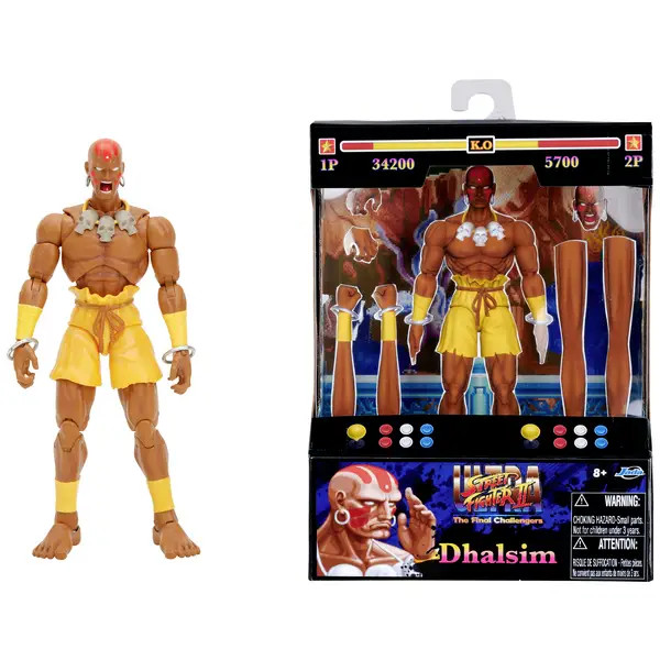 JADA TOYS 253252031 Jada Toys Street Fighter II Dhalsim 6