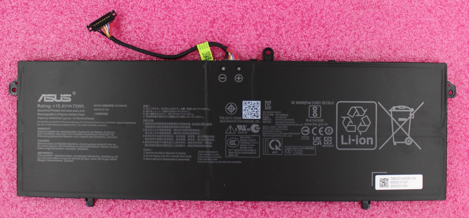C41N2402 - ASUS TP3407SA-DS74T Vivobook Flip14 Battery