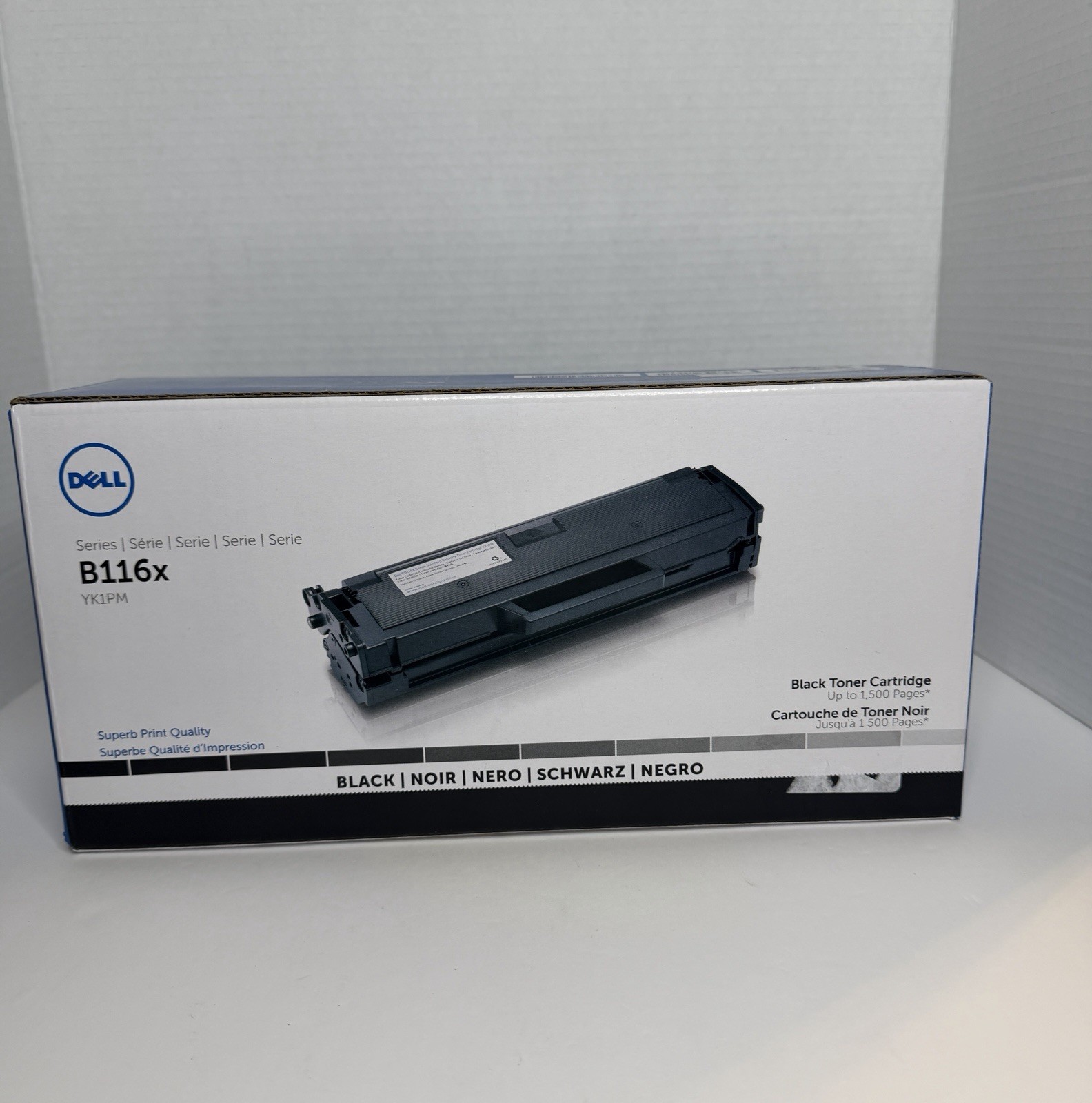 Dell B116X Series YK1PM Black Toner Cartridge New Open Box